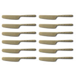 Set de 12 couteaux à tartiner culter série kodai 15, 5cm Set de 12 couteaux à tartiner culter série kodai 15, 5cm