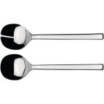 Set 2 couverts salade ovale alessi 26cm inox 18 / 10 design