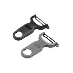 Set 2 �plucheurs noir et gris swiss peeler kuhn rikon