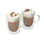 Set 2 tasses � chocolat chaud la cafeti�re 350ml