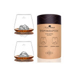 Set de 2 verres alaskan maker topographic