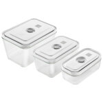 Set 3 botes en verre fresh & save zwilling