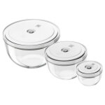 Set 3 bols fresh & save en verre zwilling
