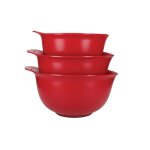Set de 3 bols kitchen aid en polymre rouge