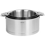 Set 3 casseroles strate amovible inox 18 / 10 cristel