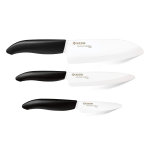Set de 3 couteaux cramique kyocera srie gen white