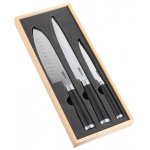 Set 3 couteaux kitchen artist type japonais avec coffret en bois Set 3 couteaux kitchen artist type japonais avec coffret en bois
