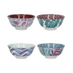 Set 4 bols c�ramique vibrance 15cm kitchencraft