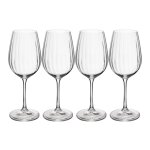 Set de 4 verres à vin blanc mikasa treviso en cristal 350ml Set de 4 verres à vin blanc mikasa treviso en cristal 350ml