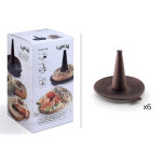 Set de 6 moules bagels l�ku� en silicone platinum