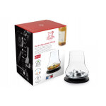 Set dgustation whisky peugeot avec verre et socle rafrachissant