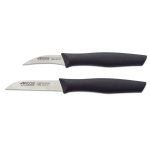 Set deux couteaux � l�gumes : 1 bec d'oiseau 6cm, 1 �plucheur 8cm genova arcos