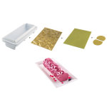 Set moule à bûche glacée silikomart diamond Set moule à bûche glacée silikomart diamond