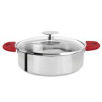 Set sauteuse + couvercle + anses mutine cristel Set sauteuse + couvercle + anses mutine cristel