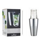 Shaker boston barcraft inox et verre gradué 400ml Shaker boston barcraft inox et verre gradué 400ml