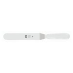Spatule coude icel acier inox manche blanc