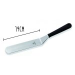 Spatule matfer coude flexible 19cm manche pp noir