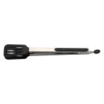 Spatule de service 33cm acier inox et nylon noir essentials berghoff