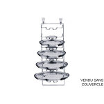 Support rangement 6 couvercles panoply cristel