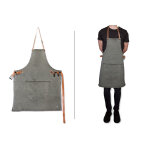 Tablier pour barbecue dutchdeluxes en coton et cuir