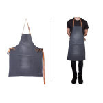 Tablier pour barbecue dutchdeluxes en coton et cuir