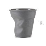 Tasse cappuccino revol froissé 18cl recyclay céramique 100% recyclée Tasse cappuccino revol froissé 18cl recyclay céramique 100% recyclée