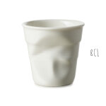 Tasse à espresso revol froissé 8 cl en porcelaine Tasse à espresso revol froissé 8 cl en porcelaine