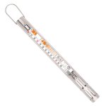 Thermomtre de confiseur gaine en inox alla france de capacit + 80c  + 200c