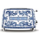 Toaster 2 fentes blu mediterraneo dolce & gabbana smeg