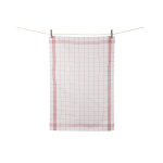 Torchon  carreaux rouges tissage de l'ouest