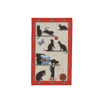 Torchon pour cuisine chat - pitre 50x80cm fait en france beauvill