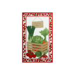 Torchon cuisine petit march� 50 x 80 cm