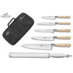Trousse de cuisinier 5 couteaux + fusil sabatier broc�liande - exclusivit�