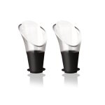 Vacu vin set de 2 verseurs  vin ergonomiques