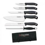 Valise de 5 couteaux evo pour cuisiniers + fusil 3 claveles