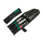 Valise souple 3 couteaux et ustensiles � l�gumes sanelli premana