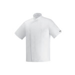 Veste de cuisinier ottavio manches courtes air plus 100% microfibre egochef