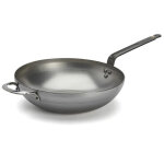 Wok bombé en fer mineral b ø32cm de buyer Wok bombé en fer mineral b ø32cm de buyer