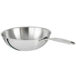 Wok inox 18 / 10 3 plis castel'pro cristel Wok inox 18 / 10 3 plis castel'pro cristel