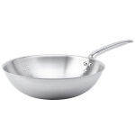 Wok en inox 18 / 10 de buyer alchimy multicouches 3 plis