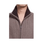 Blouson cachemire bicolore 4 fils anatole