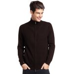 Blouson cachemire bicolore leo