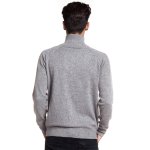 Blouson cachemire bicolore leo