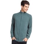 Blouson cachemire bicolore leo