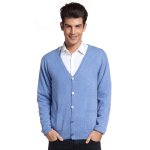 Gilet cachemire col v reynald