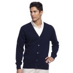 Gilet cachemire col v reynald
