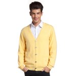 Gilet cachemire col v reynald
