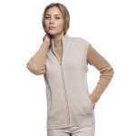 Gilet cachemire et laine sans manches faustine