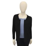 Gilet cachemire mailles fines feili