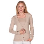 Gilet cachemire mailles fines marlene